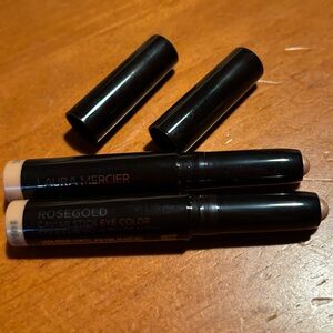 2 Laura Mercier Caviar Stick Eye Colors Rosegold